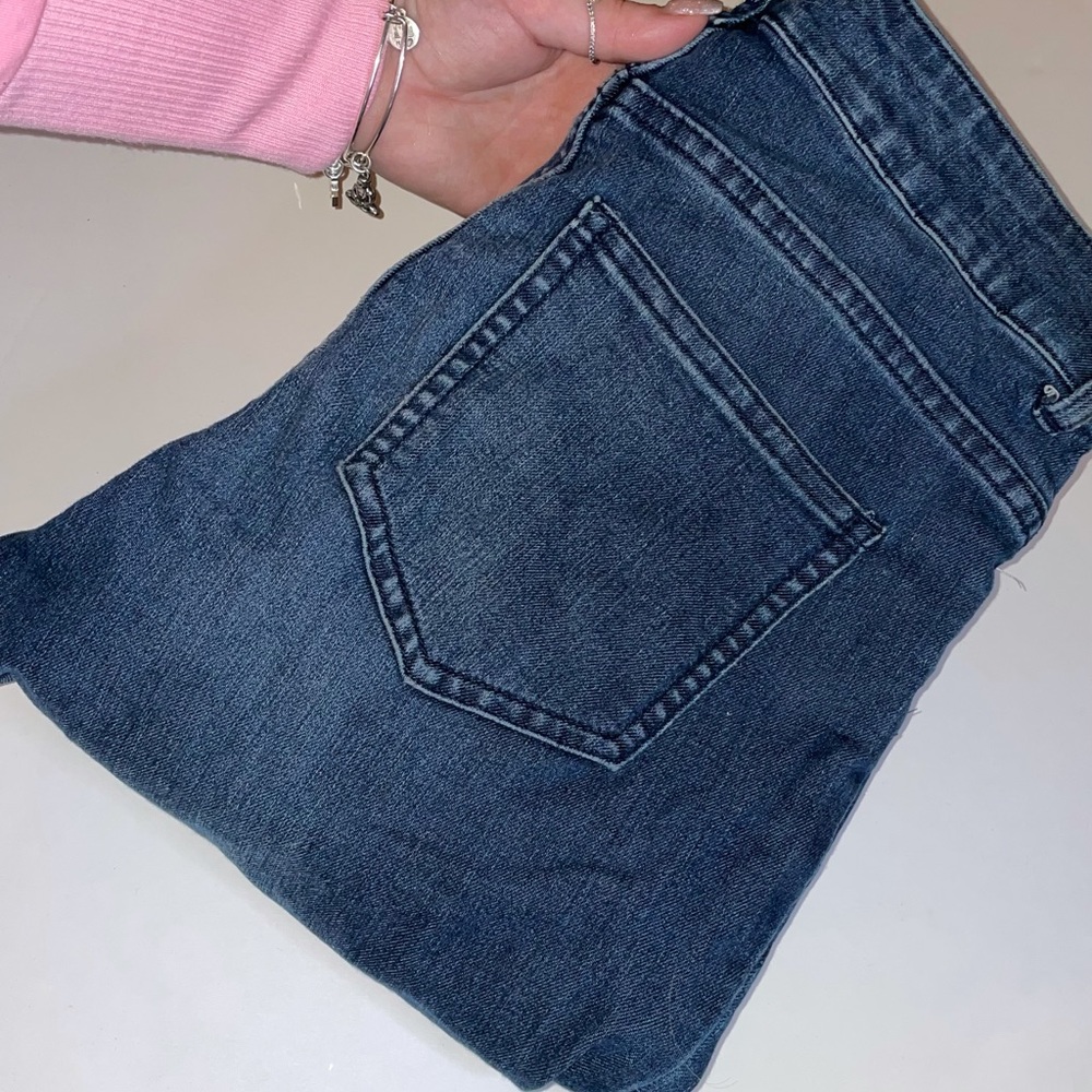 H&M High Waisted Skinny Jeans Dark Blue